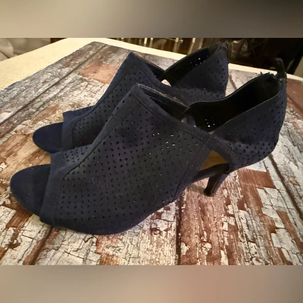 Style & Co. Navy Ankle Booties